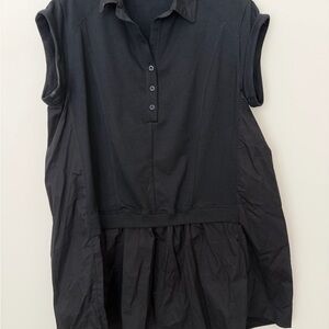 Amazon Women's Black Short-Sleeve Blouse